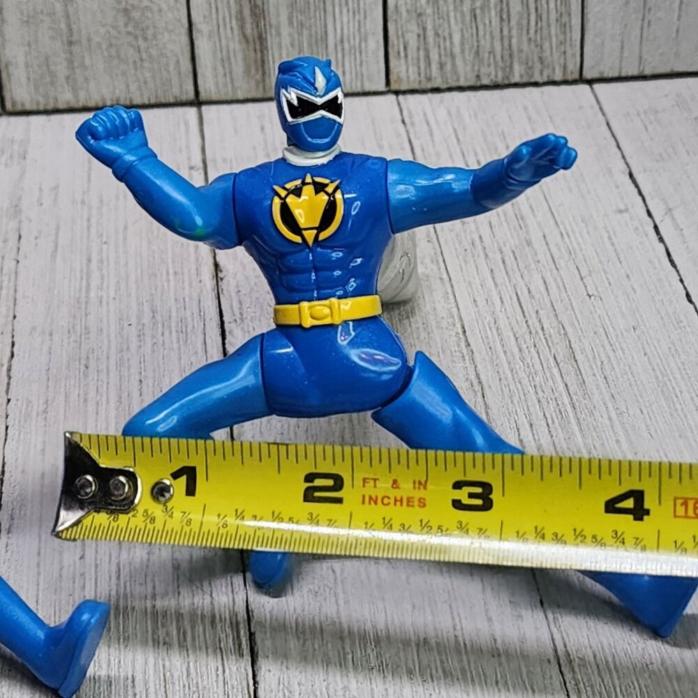 Power Rangers Dino Thunder Blue Ranger Action Figure Lightning Collection - 2pcs - Picture 9 of 9